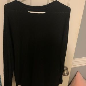 Black lightweight sweater
